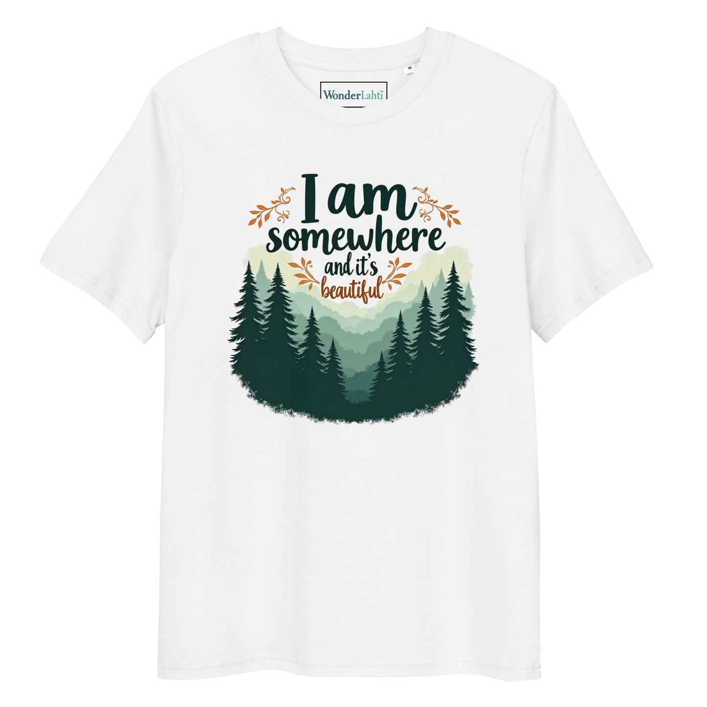 Somewhere Beautiful - T-shirt en coton biologique pour homme